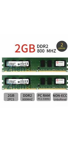 Kingston 4gb 2gb pc2 6400 - 2x,