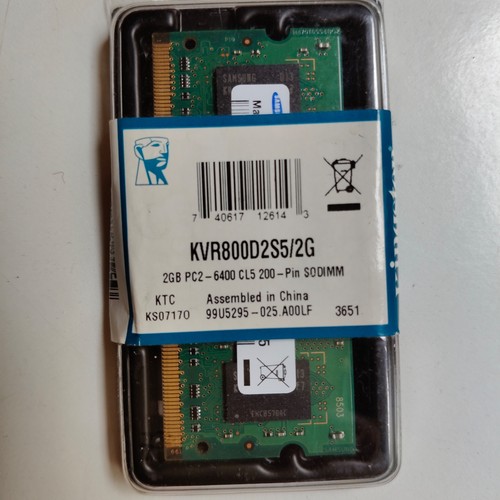 Ram kingston 2gb ddr2 800mhz - ram,