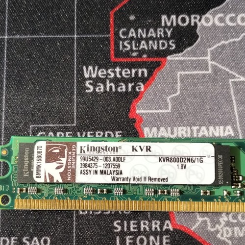 Kingston valueram 1gb ddr2 800 - valueram, ddr2-800
